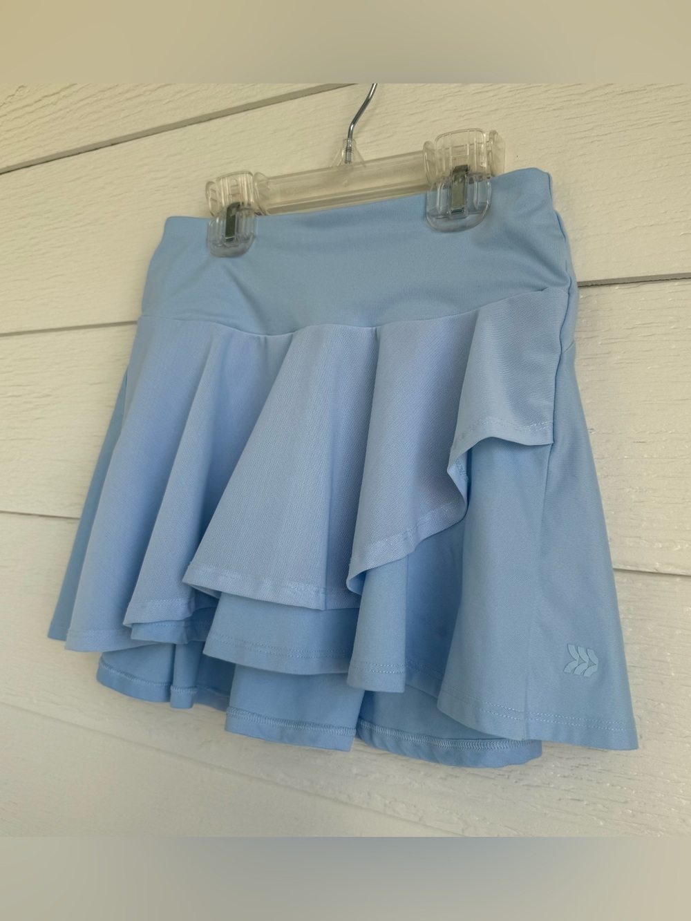All in Motion Teal Graphic Tee "I Like Where We're Going" + Light Blue Skort 8 - Picture 4 of 16
